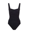 Karla Colletto Ruch-front Underwire One-piece In Black