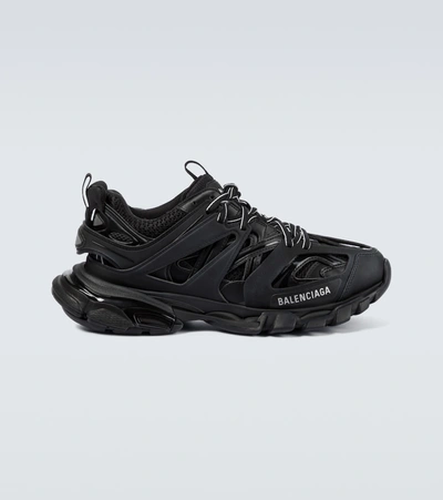 Balenciaga Men's Track Led Running Trainers, Black