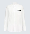 GIVENCHY COTTON OXFORD SHIRT WITH WEBBING,P00538799