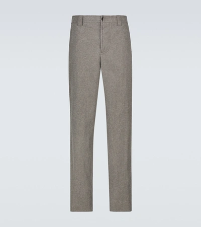 Jacquemus Le Pantalon Linen And Viscose-blend Suit Trousers In Grey