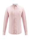 Polo Ralph Lauren Classic Fit Long Sleeve Cotton Oxford Button Down Shirt In Pink