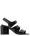 HALMANERA HALMANERA WOMEN'S BLACK OTHER MATERIALS SANDALS,DORIS25NERO 37