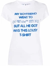 Off-white Slogan Print T-shirt In White
