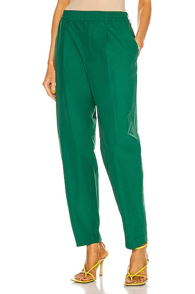 Aknvas Anders Pant In Forest Green