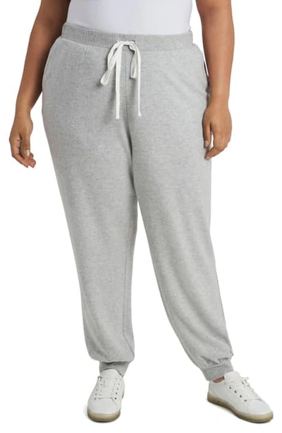 Vince Camuto Women's Plus Size Cozy Jogger Pant In Silver Heather