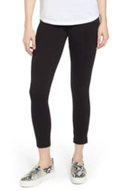 Lyssé High Waist Skinny Denim Leggings In Black