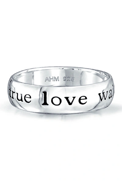 Bling Jewelry Sterling Silver Pure Innocence Band Ring