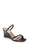 VALENTINO GARAVANI ROCKSTUD WEDGE SANDAL,VW2S0BC7VOD