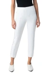 AKRIS PUNTO FRANCA STUD DETAIL PANTS,255179095659012