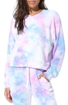 ELECTRIC & ROSE CASS WAFFLE KNIT TIE DYE PULLOVER,LFCV32-BLO