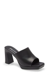 Jeffrey Campbell Caviar Platform Slide Sandal In Black