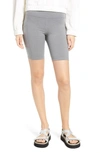 Shop Hue Active Pep Talking Pocket Performance Bike Shorts In Still Grey
