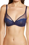 SIMONE PERELE DELICE SHEER UNDERWIRE PLUNGE BRA,12X319