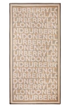 BURBERRY LOGO CHECK SILK SCARF,8039626