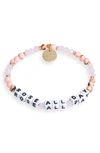 LITTLE WORDS PROJECT ROSÉ ALL DAY BEADED STRETCH BRACELET,NW-ROS-PMO