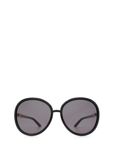 Gucci Gg0889s 001 Oversized Round Sunglasses In Black
