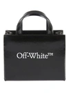 OFF-WHITE LOGO BABY BOX TOTE,OWNA106R21LEA0011001 1001 BLACK WHITE