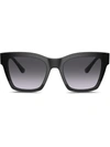 Dolce & Gabbana Squared Sunglasses 0 Dg4384 33726 G In Black