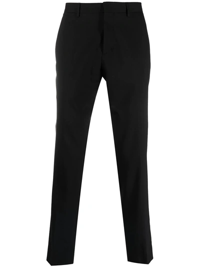 John Richmond Straight-leg Tailored Trousers In Black