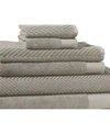 ADDY HOME FASHIONS CHEVRON TOWEL SET - 6 PIECE BEDDING