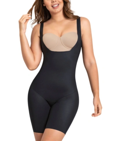 Leonisa Women's Moderate Tummy-control Wyob Smoothing Bodyshaper 018483 In Black