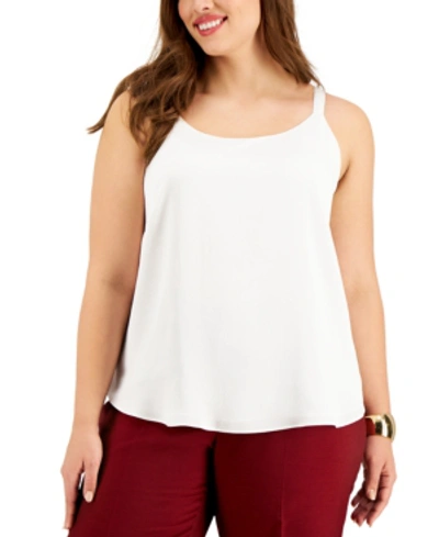Bar Iii Women's Scoop-neck Camisole, Created For Macy's In Lily White