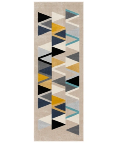 Abbie & Allie Rugs City Cit-2349 Mustard 2'7" X 7'3" Runner Area Rug