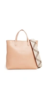 MADEWELL SMALL INSET ZIP TRANSPORT TOTE