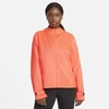 Nike Essential Water Repellent Running Jacket In Bright Mango