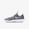 Nike Flex Runner Big Kids' Running Shoes In Light Smoke Grey,smoke Grey,white,pink Foam