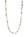 SYDNEY EVAN WOMEN'S 14K YELLOW GOLD & MULTICOLOR OPAL EVIL EYE LINK BEADED NECKLACE,400013555372