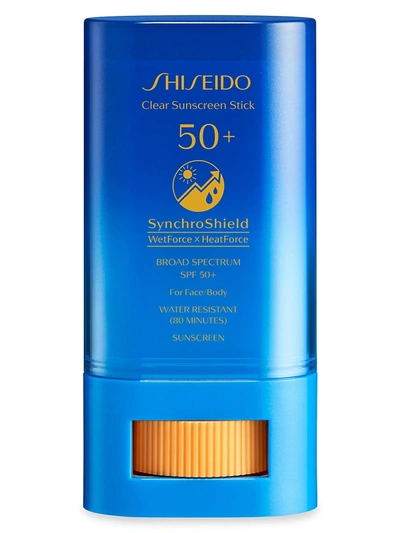 Shiseido Unisex 0.7oz Clear Sunscreen Stick Spf 50 Plus In White