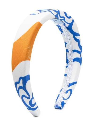 Mi Mi Sol Babies' Printed Hair Band In White