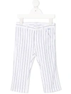 IL GUFO STRIPED FITTED TROUSERS
