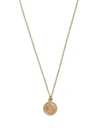 Dolce & Gabbana Medallion Pendant Necklace In Gold