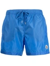 MONCLER LOGO-PATCH SWIM SHORTS