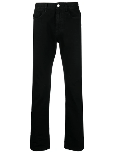 Mcq By Alexander Mcqueen High-rise Straight Leg Jeans In Black