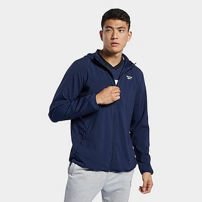 Reebok Training Essentials Jacket In Vector Navy