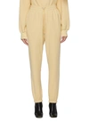 The Frankie Shop Vanessa Cotton-jersey Track Pants In Yellow