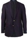 Polo Ralph Lauren Single-breasted Wool Blazer In Blue