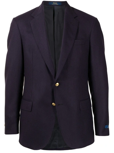 POLO RALPH LAUREN SINGLE-BREASTED WOOL BLAZER