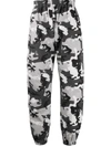 OFF-WHITE CAMOUFLAGE PRINT TROUSERS