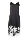 ADAM LIPPES FLORAL-PRINT MIDI SILK DRESS