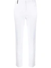 PESERICO CROPPED SLIM-FIT TROUSERS