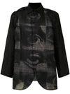 YOHJI YAMAMOTO EYE-PRINT BUTTON-UP SHIRT