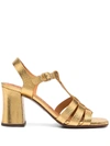 CHIE MIHARA PAXI LEATHER SANDALS