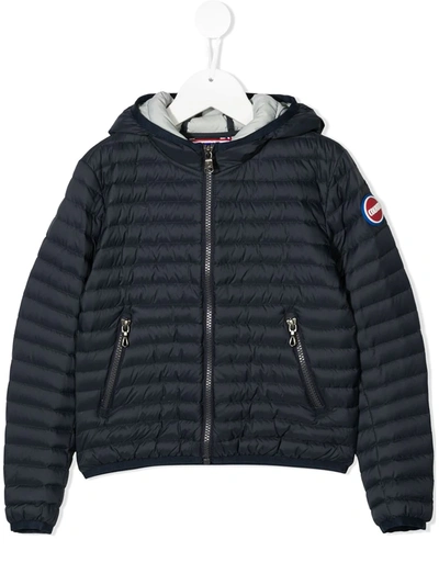 Colmar Babies' Logo-patch Detail Padded Jacket In Blue