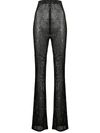 ALCHEMY LIA SHEER SEQUINNED TROUSERS