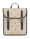 BURBERRY STAR MONOGRAM-EMBROIDERED BACKPACK