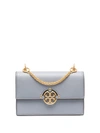 Tory Burch Miller Mini Leather Crossbody Bag In Blue